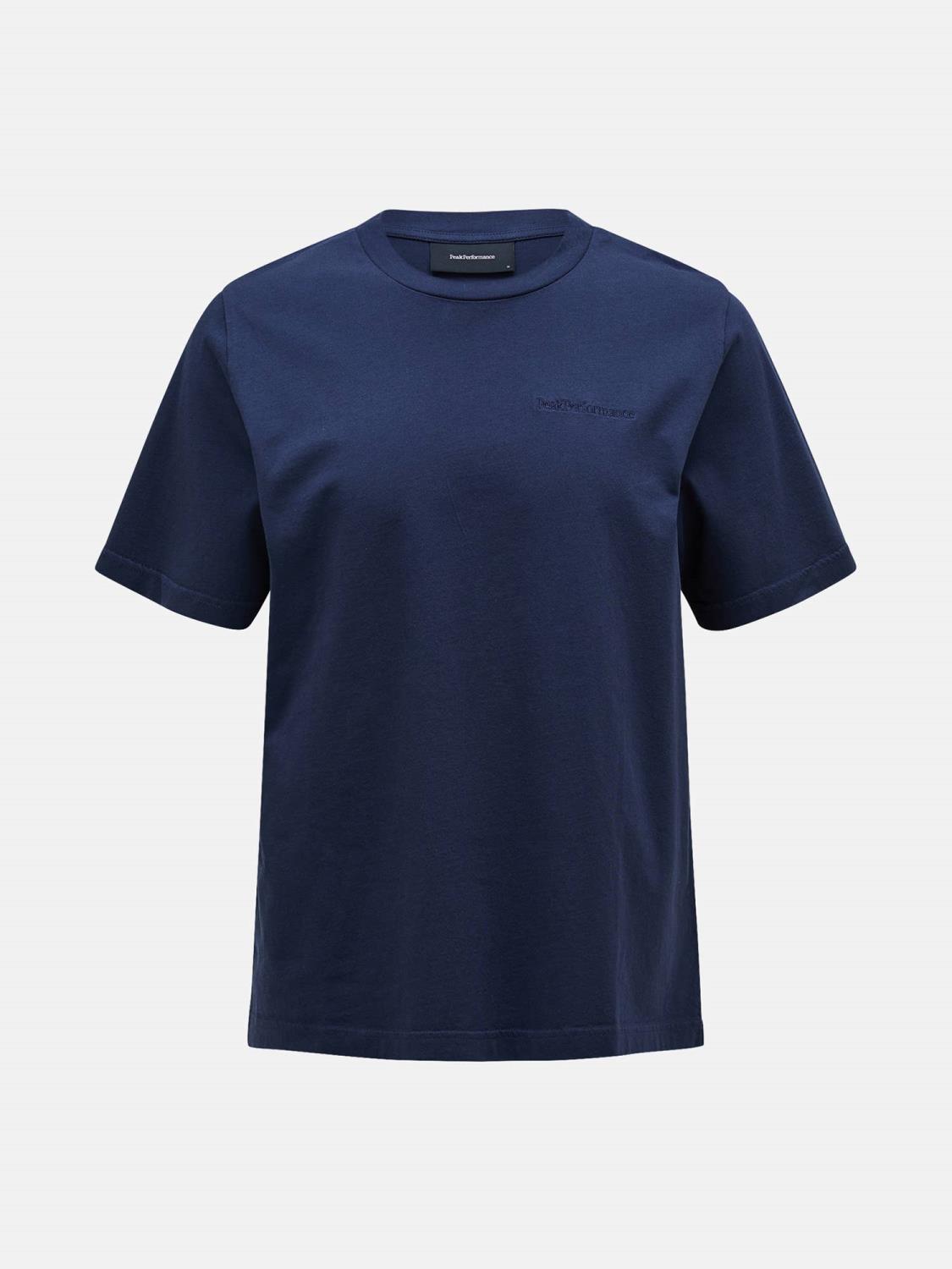 Peak Performance  M Original Small Logo Tee Blue Shadow