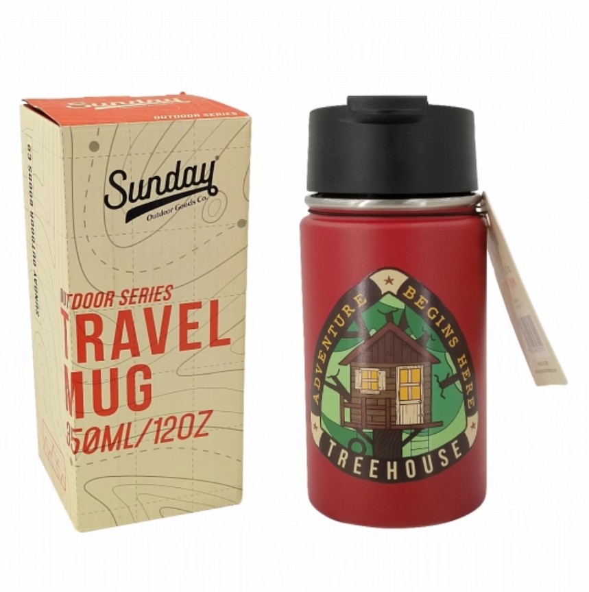 Sunday Outdoor  Travel Mug Treehouse