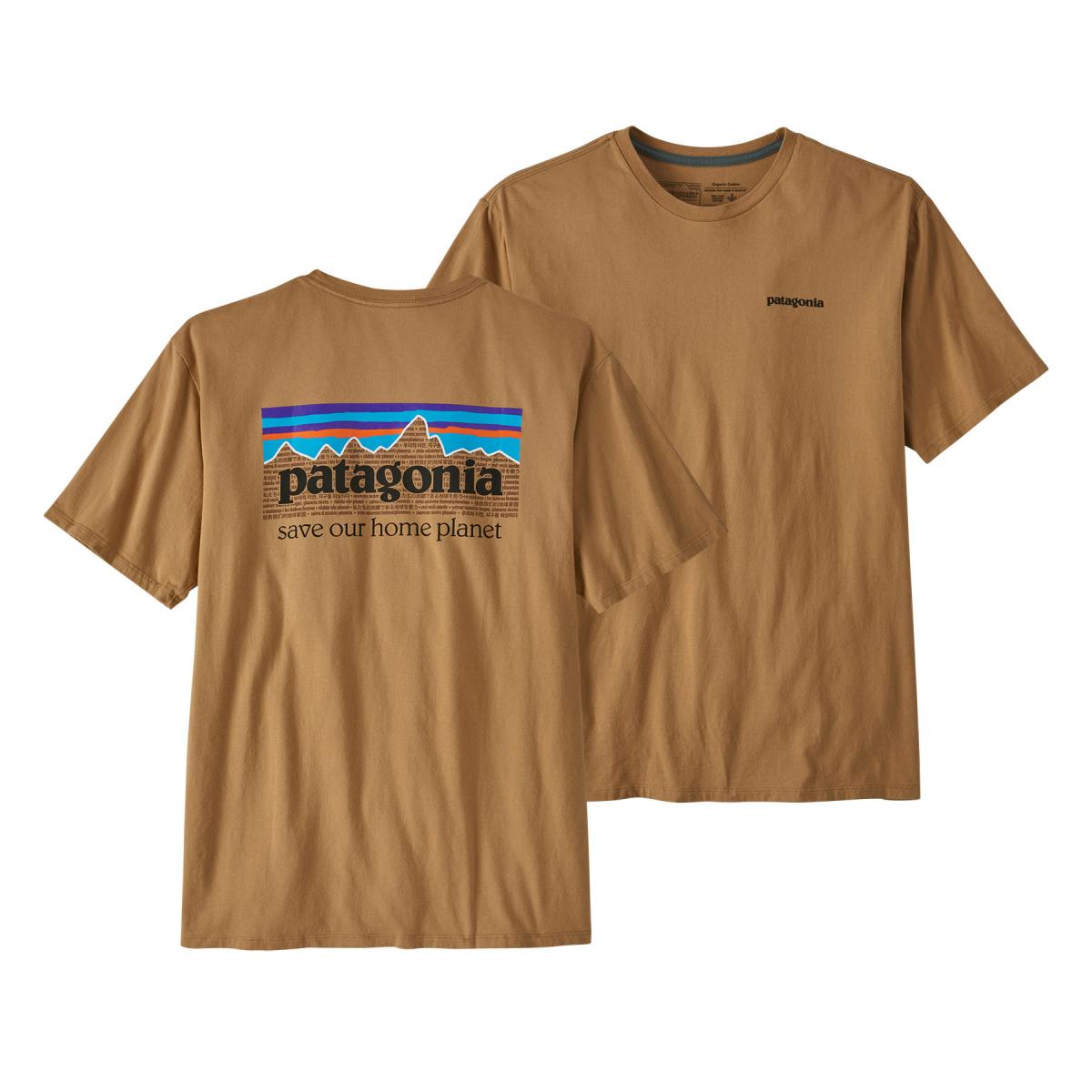 Patagonia  M´S P-6 Mission Organic T-Shirt Grayling Brown