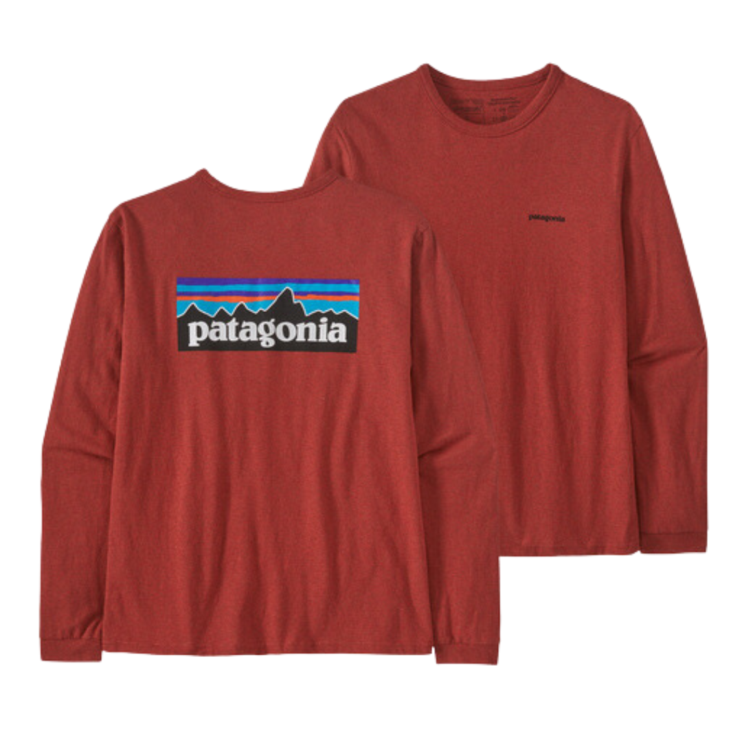 Patagonia  W´S L/S P-6 Logo Responsibili-Tee Burl Red
