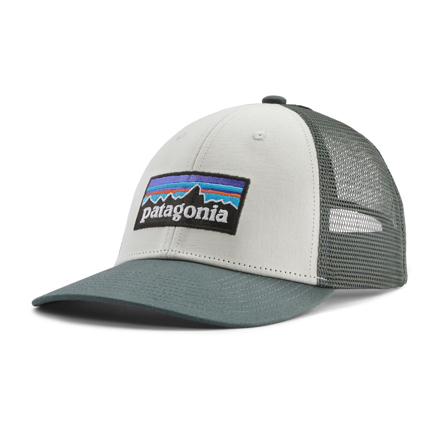 Patagonia  P-6 Logo Lopro Trucker Hat White/Nouveau Green