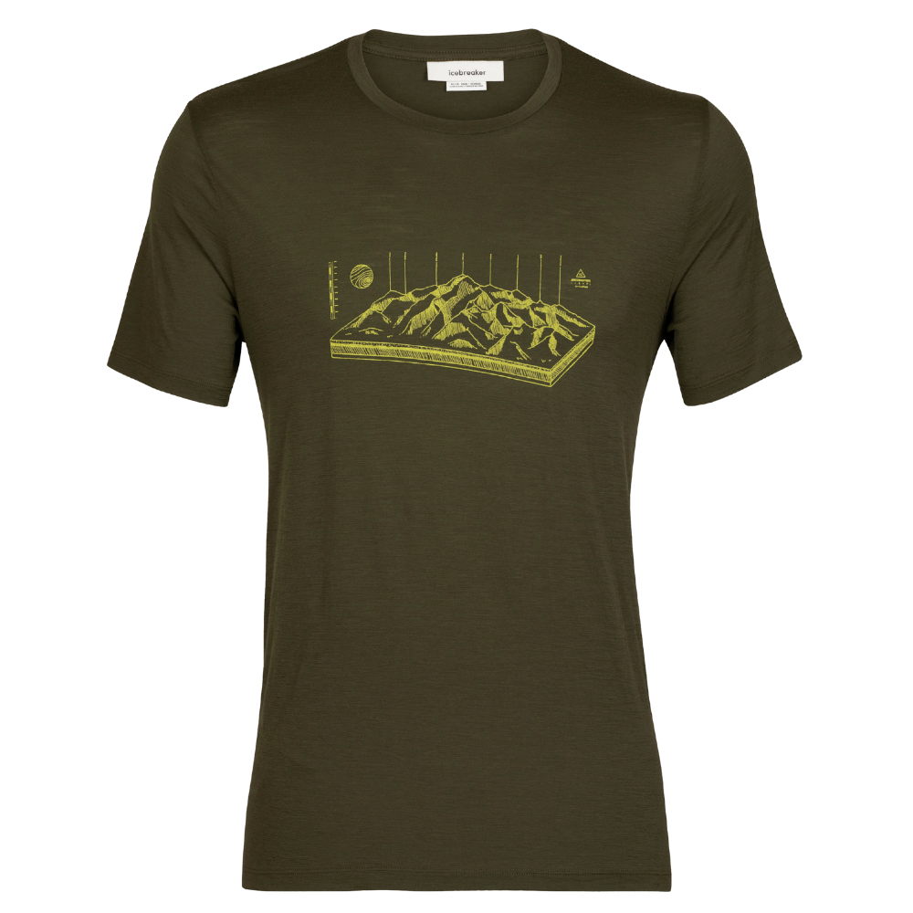 Icebreaker  M Tech Lite II SS Tee Alps 3D