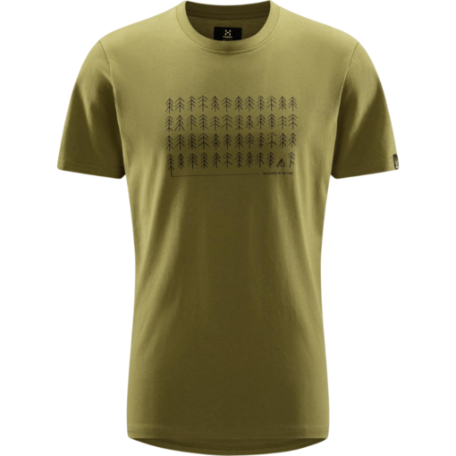 Haglöfs  Outsider By Nature Print Tee Men Olive Green