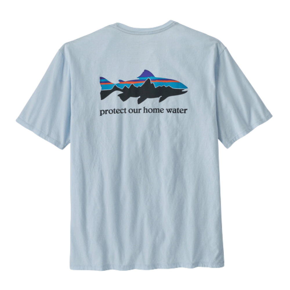 Patagonia  M´S Home Water Trout Organic T-Shirt Chilled Blue