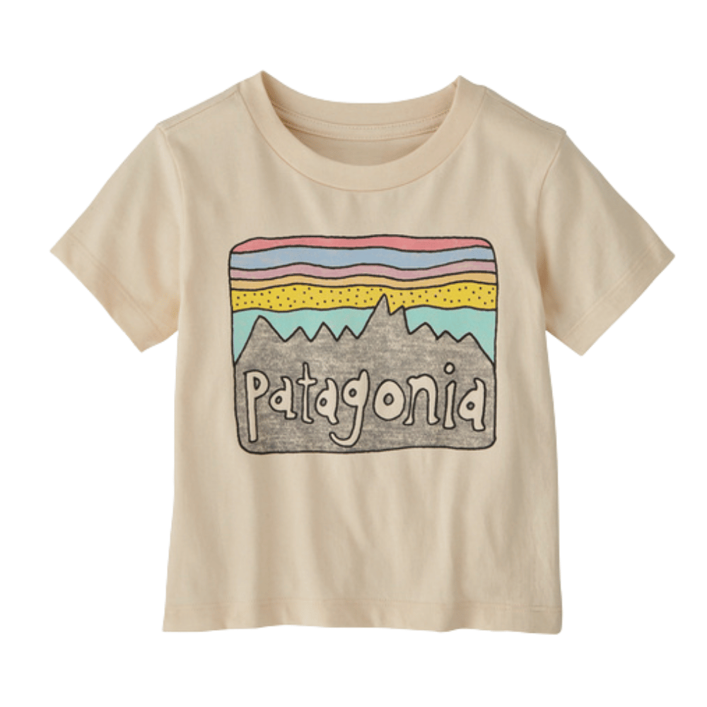 Patagonia  Baby Fitz Roy Skies T-Shirt Undyed Natural