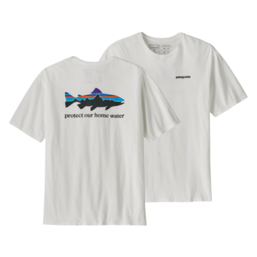 Patagonia  M´S Home Water Trout Organic T-Shirt White