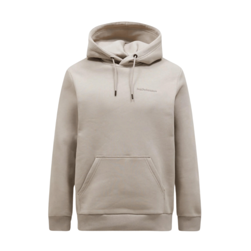 Peak Performance  M Original Small Logo Hood Avid Beige