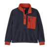 Patagonia  K´S Microdini 1/2 Zip P/O New Navy/Pimento Red