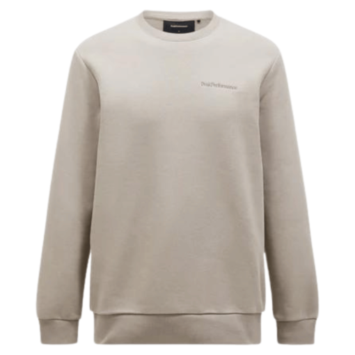 Peak Performance  M Original Small Logo Crew Avid Beige