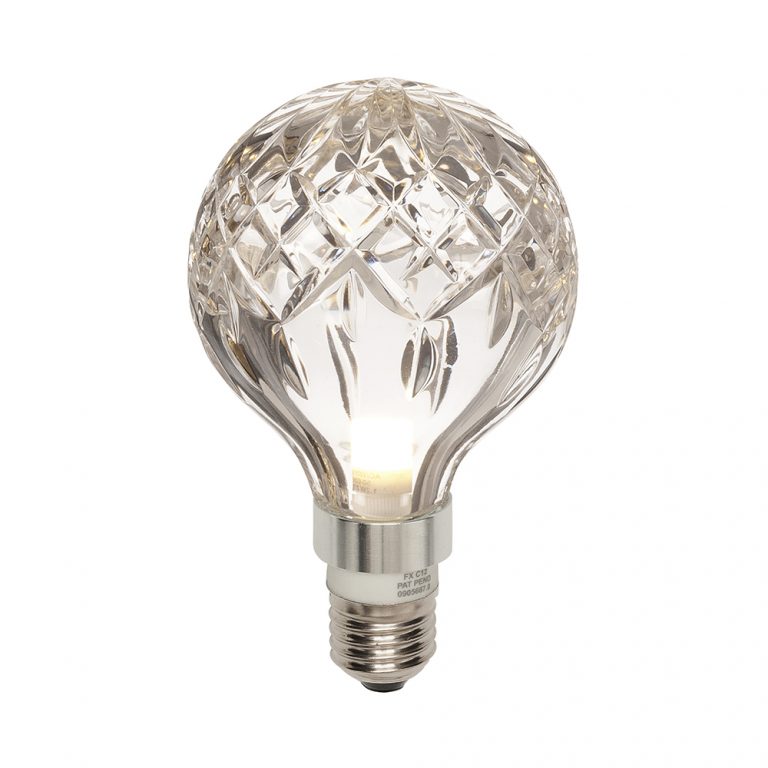 Crystal Bulb m/LED pære Klar