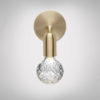 Crystal Bulb Vegglampe Klar/Messing