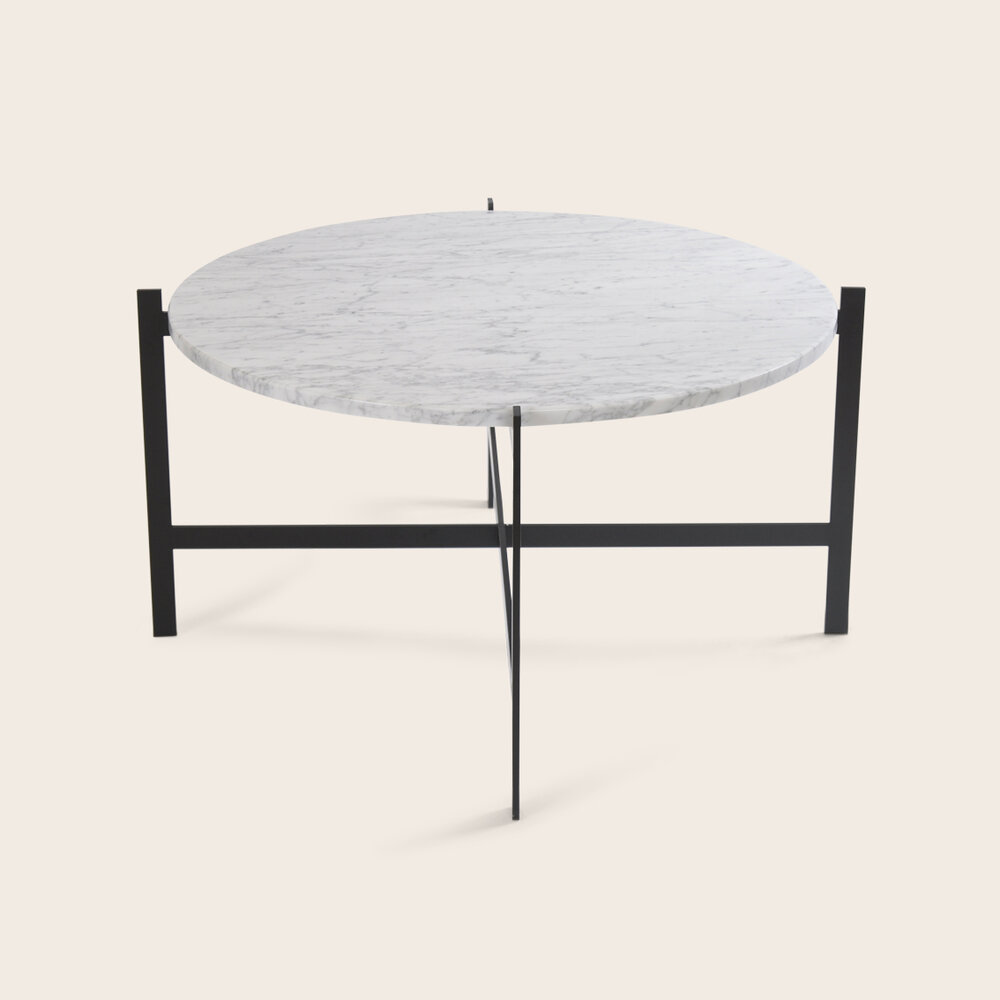 Deck Table Sofabord 80Ø m/Marmor
