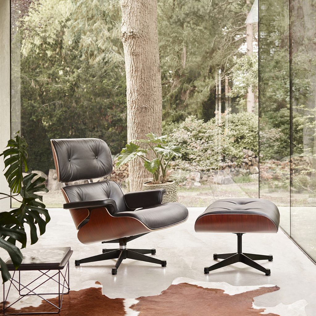 Lounge chair lenestol fra vitra for eske interiør