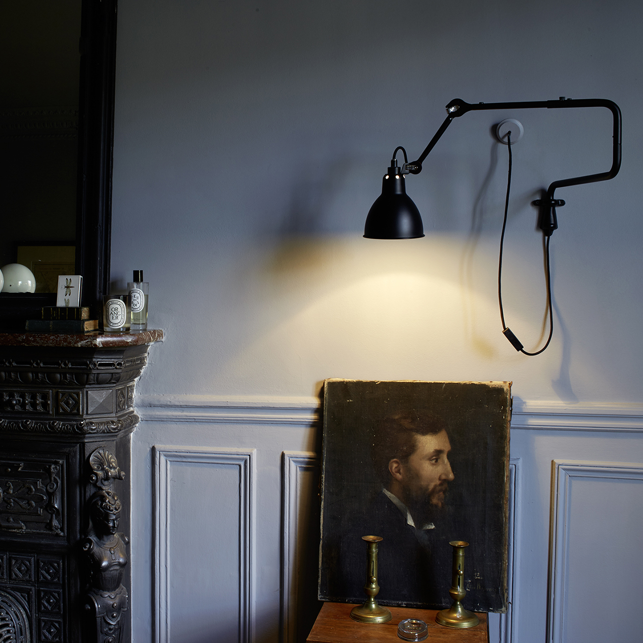 N303 Dobbel Kobber Vegglampe(51)