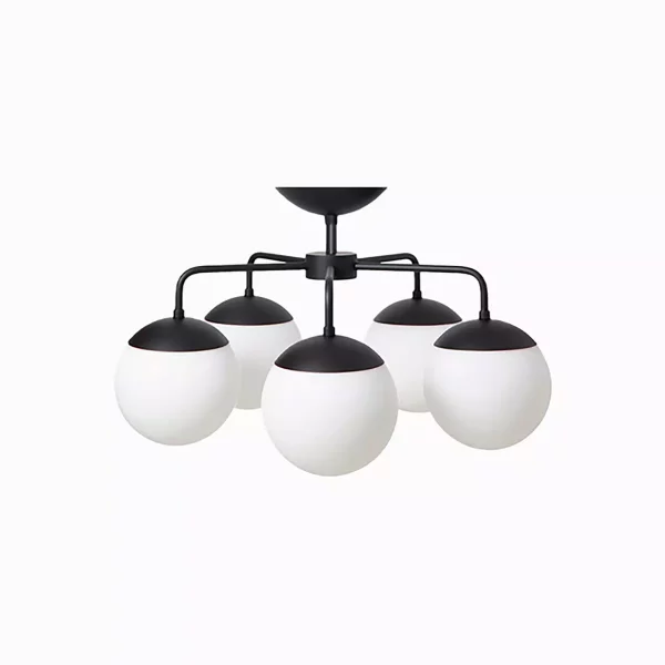 Lord 5 Lysekrone H390 Black