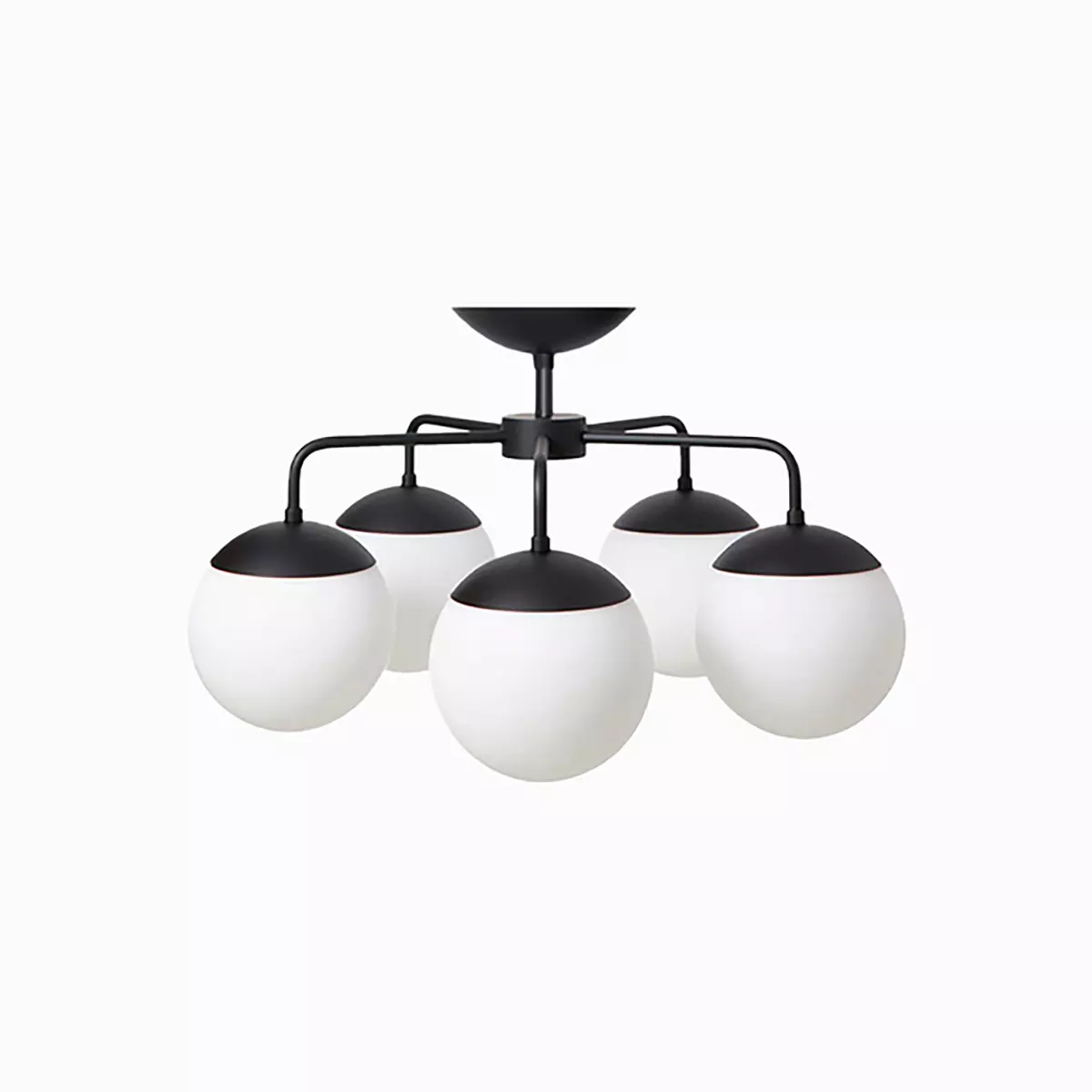 Lord 5 Lysekrone H390 Black