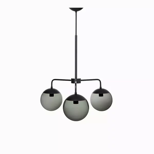 Lord 3 Lysekrone H650-925 Black