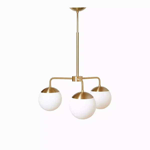 Lord 3 Lysekrone H650-925 Brass