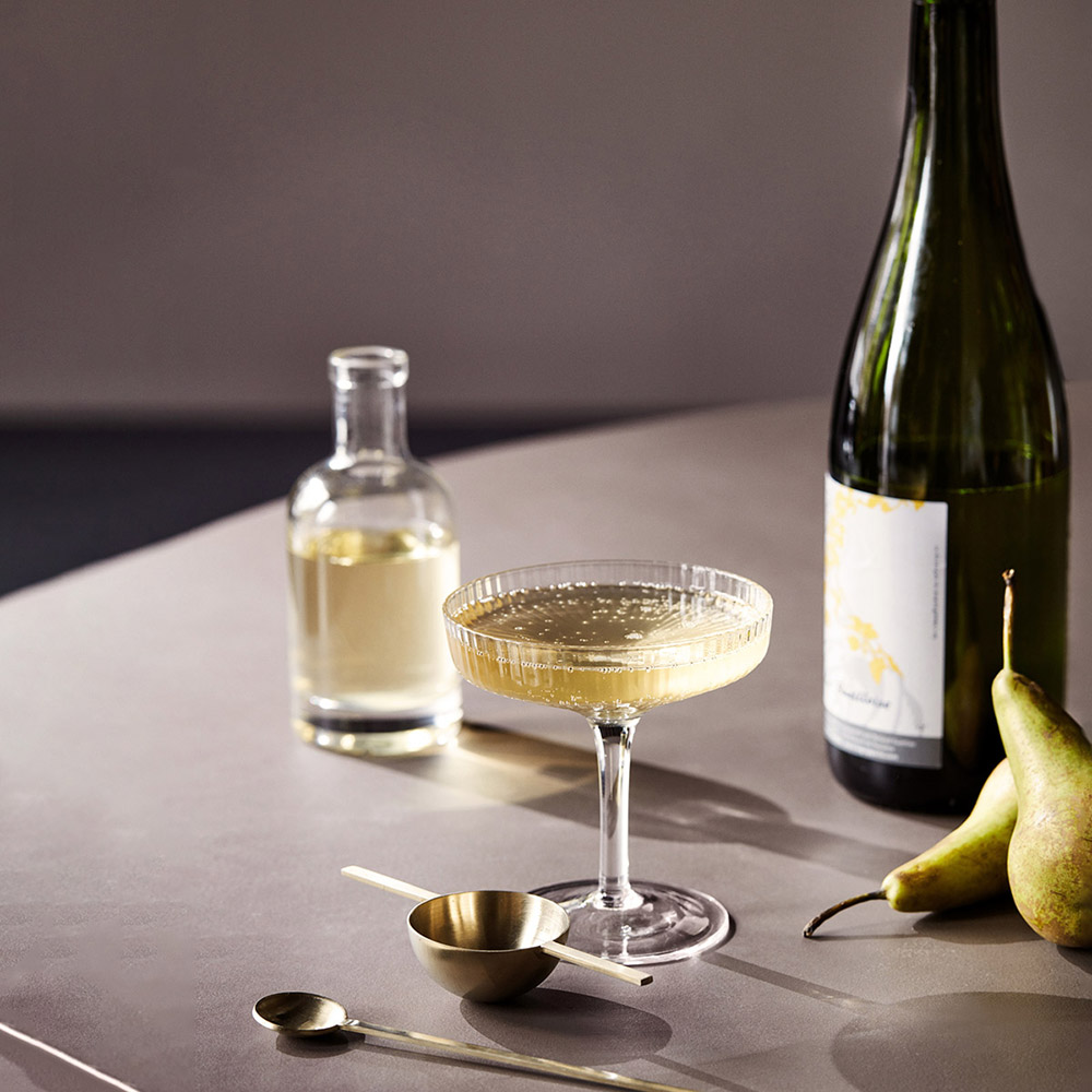 Ferm living champagneglass for eske interiør