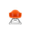 Eames Plastic Armchair RE LAR Coated Dark
