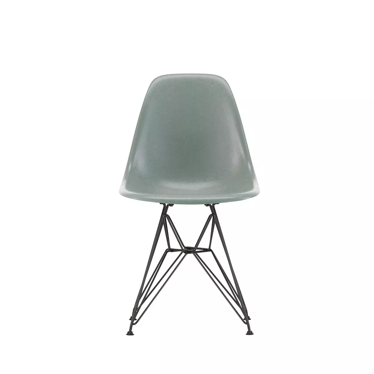 Eames Fiberglass Side Chair DSR Coated Dark
