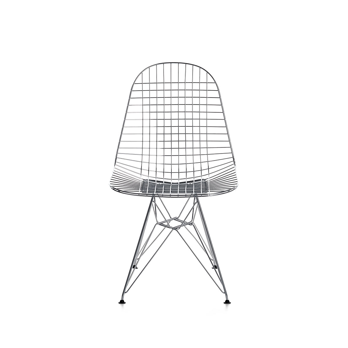 Wire Chair DKR Chromed