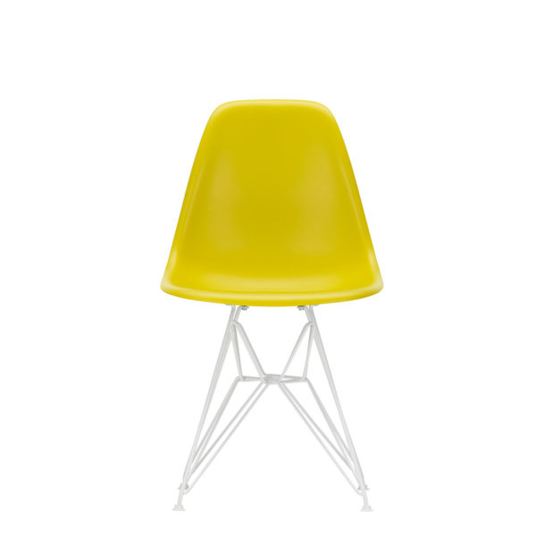 Eames Plastic Side Chair RE DSR Coated White