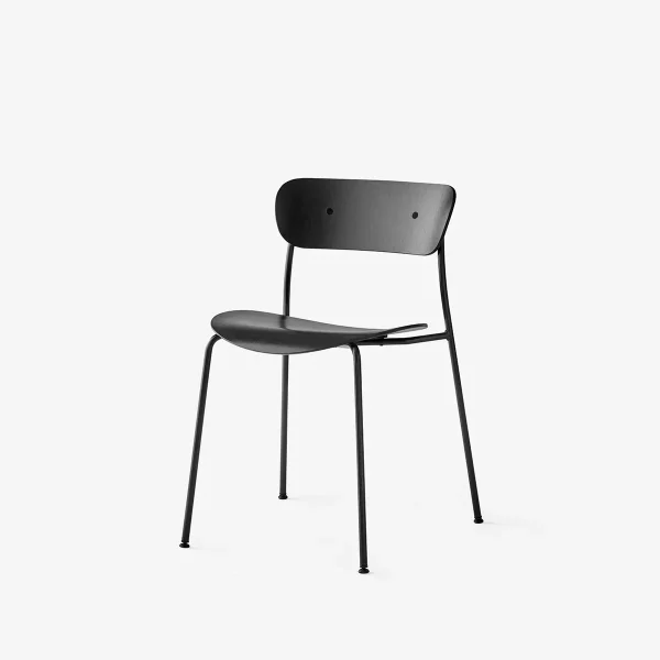 Pavilion Spisestol AV1 Black Lacquered Oak/Black