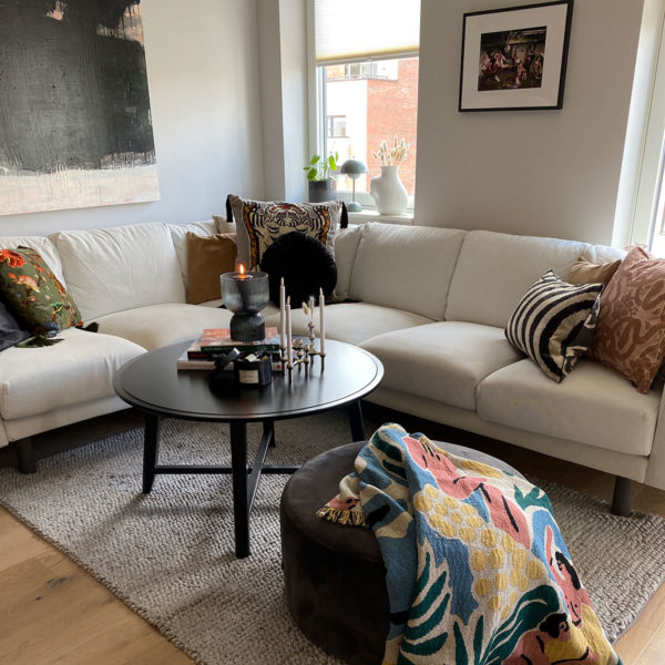 Stue hjemme hos Stine