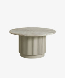 Sofabord Erie Lys Marmor Ø75