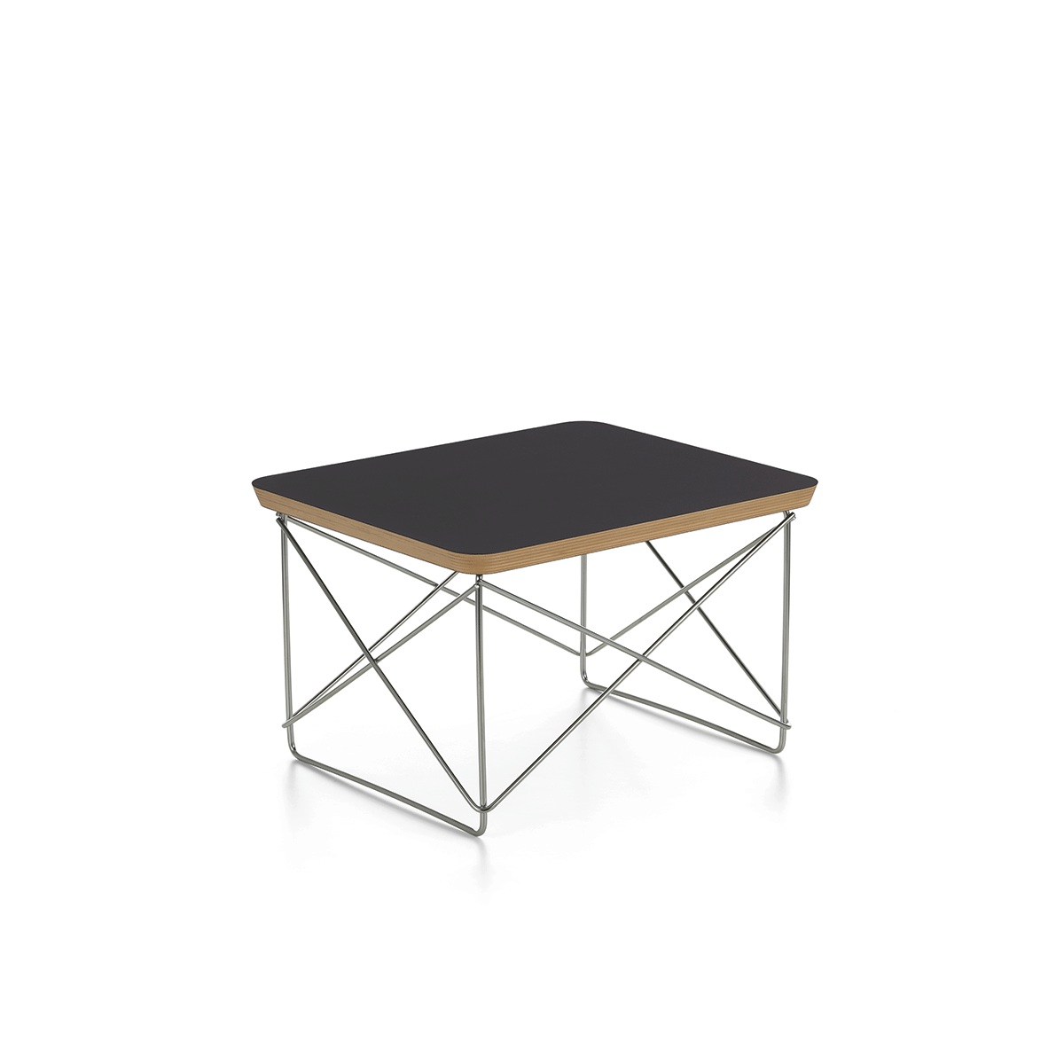 Occasional Table LTR Black HPL/Chrome