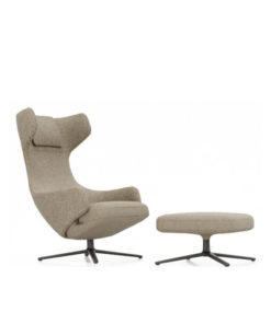 Grand Repos Lenestol & Ottoman Nubia/Black Base