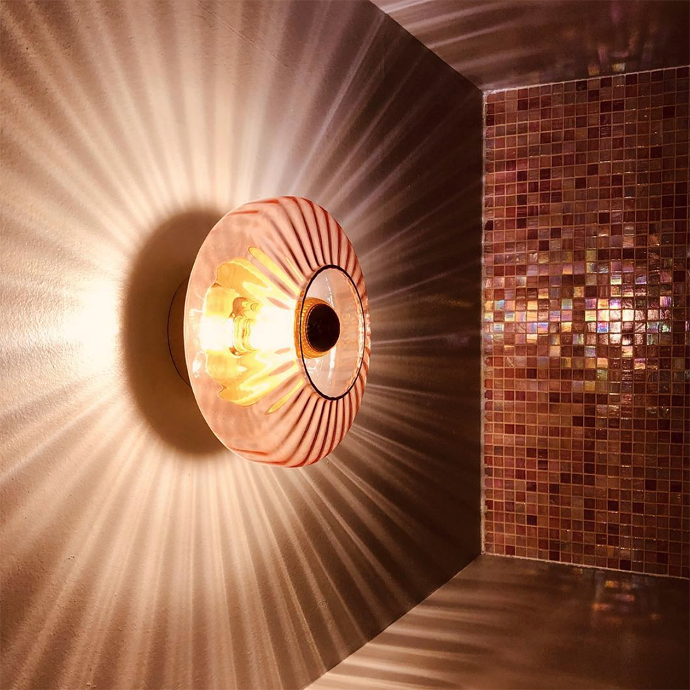 New Wave Optic Vegglampe Rose