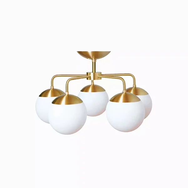 Lord 5 Lysekrone H390 Brass