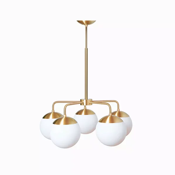 Lord 5 Lysekrone H650-925 Brass