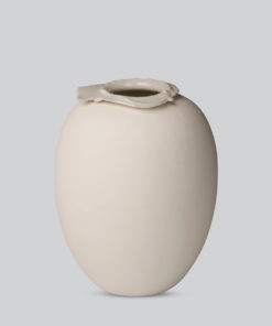 Brim Vase Beige H28 cm