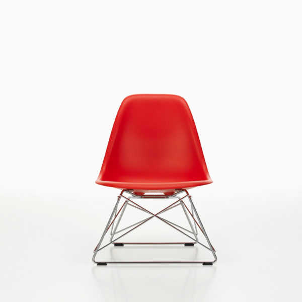 Eames Plastic Side Chair LSR Chrome