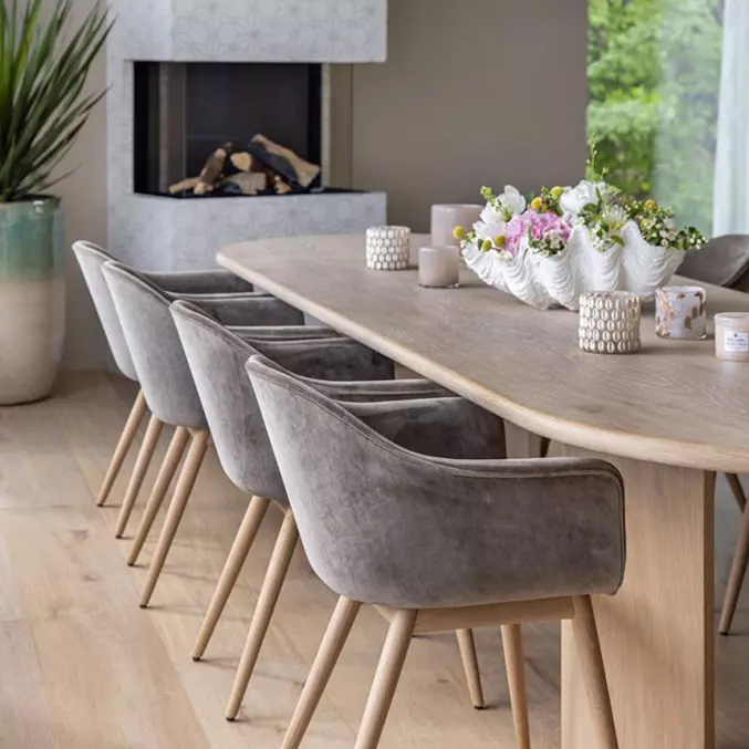 Spisebord Anine 250x100cm Eik