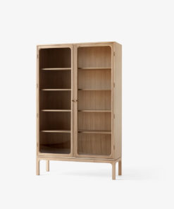 Vitrineskap Trace Dobbel Natural Oak