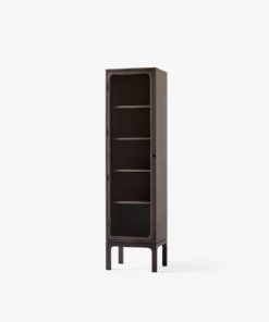 Vitrineskap Trace Singel Dark Stained Oak