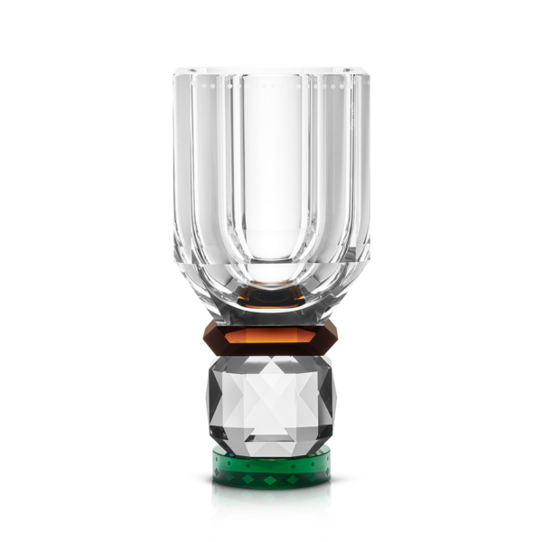 Vase Utah Clear/Brown/Green
