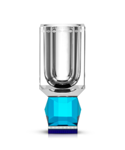 Vase Ohio Clear/Azure/Cobalt