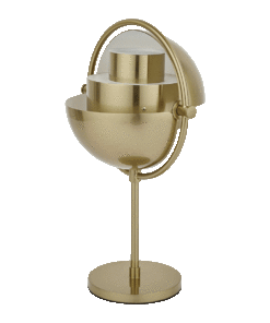 Multi-Lite Oppladbar Bordlampe Shiny Brass
