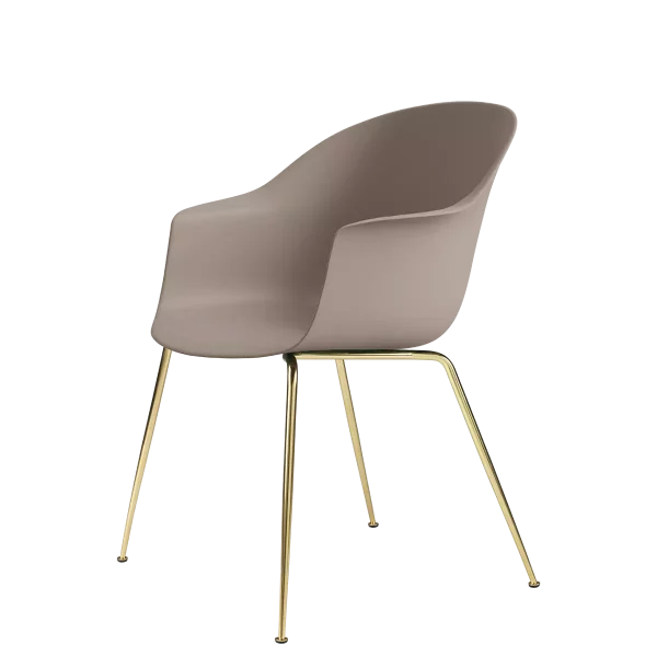 Bat Spisestol Brass Semi Matt
