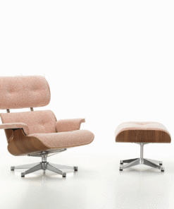 Eames Lounge Chair m/Ottoman Nubia/Walnut