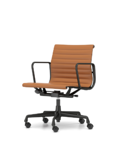 Eames Aluminium Chair EA 117 L50 Deep Black