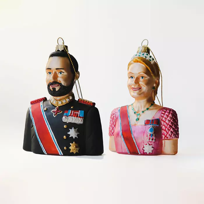 Julepynt Kronprinspar