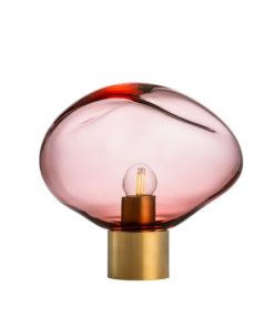 Crystal Stone Bordlampe m/Messing fot