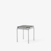 Sett Sidebord LN11 Dark Chrome/Smoked Cast Glass