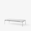 Sett Sofabord LN12 Dark Chrome/Bianco Carrara Marmor